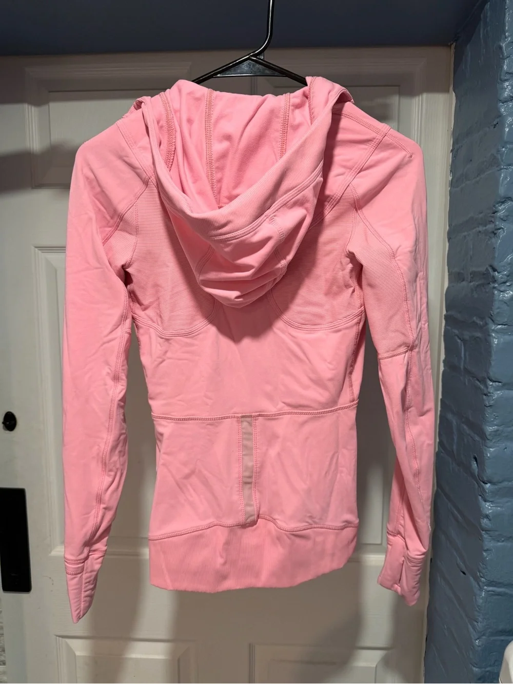 lululemon athletica Light Pink Hooded Zip-Front Jacket